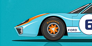 Illustration Ford GT40