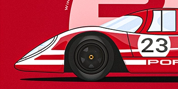 Illustration Porsche 917